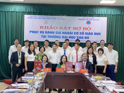 Khảo sát sơ bộ phục vụ đánh giá ngoài cơ sở giáo dục tại Trường Đại học Sao Đỏ