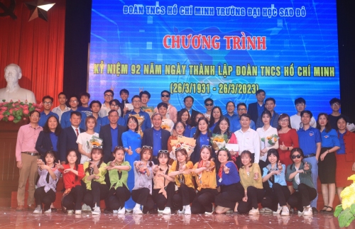 Đoàn TNCS Hồ Chí Minh Trường Đại học Sao Đỏ kỷ niệm 92 năm ngày thành lập Đoàn TNCS Hồ Chí Minh (26/3/1931-26/3/2023)