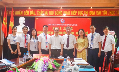 Đại hội Chi hội nhà báo Tạp chí Nghiên cứu khoa học – Đại học Sao Đỏ lần thứ VI, nhiệm kỳ 2023-2025