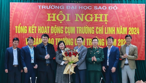 Hội nghị tổng kết hoạt động cụm trường Chí Linh năm 2024 và bàn giao trường cụm trưởng năm 2025