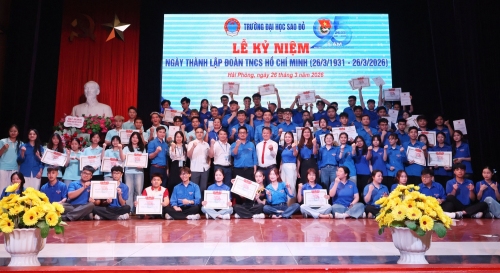 Đoàn TNCS Hồ Chí Minh Trường Đại học Sao Đỏ kỷ niệm 95 năm ngày thành lập Đoàn thanh niên cộng sản Hồ Chí Minh (26/3/1931- 26/3/2026)