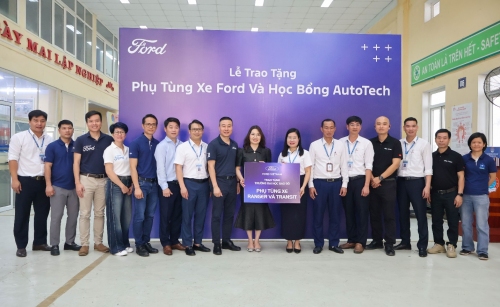 Công ty TNHH Ford Việt Nam trao tặng thiết bị đào tạo và học bổng AutoTech tại Trường Đại học Sao Đỏ