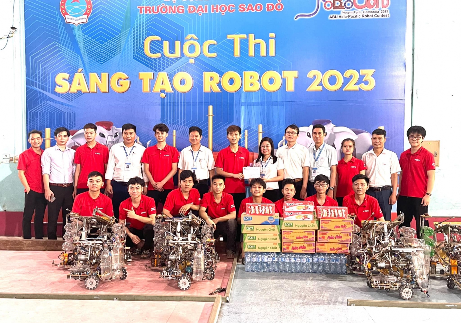 Gặp mặt, động viên các đội tuyển tham gia Cuộc thi Robocon 2023