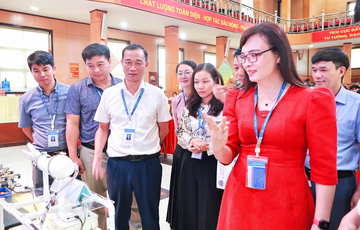 Các công trình tại Hội thi “Sáng tạo khoa học và công nghệ” năm học 2024-2025 của giảng viên và sinh viên Trường Đại học Sao Đỏ có tính ứng dụng cao