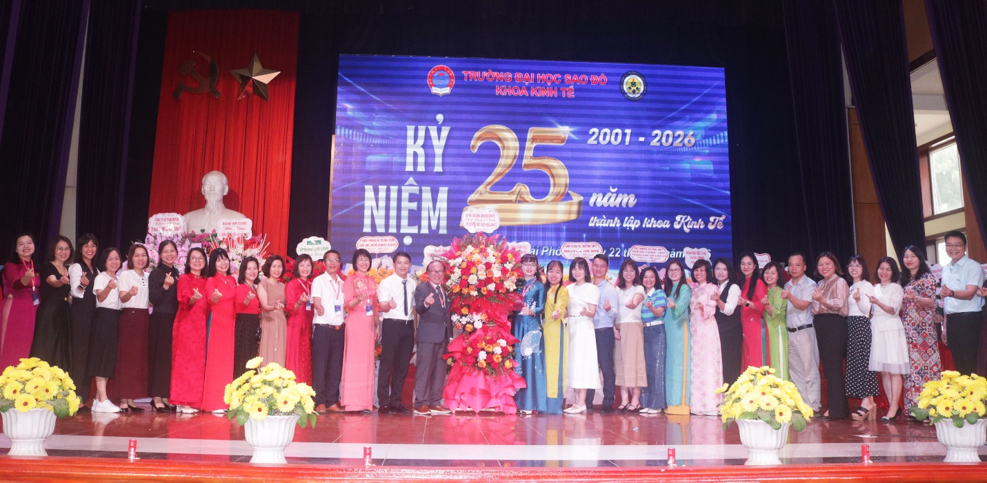 Khoa Kinh tế, Trường Đại học Sao Đỏ kỷ niệm 25 năm thành lập Khoa (2001-2026)