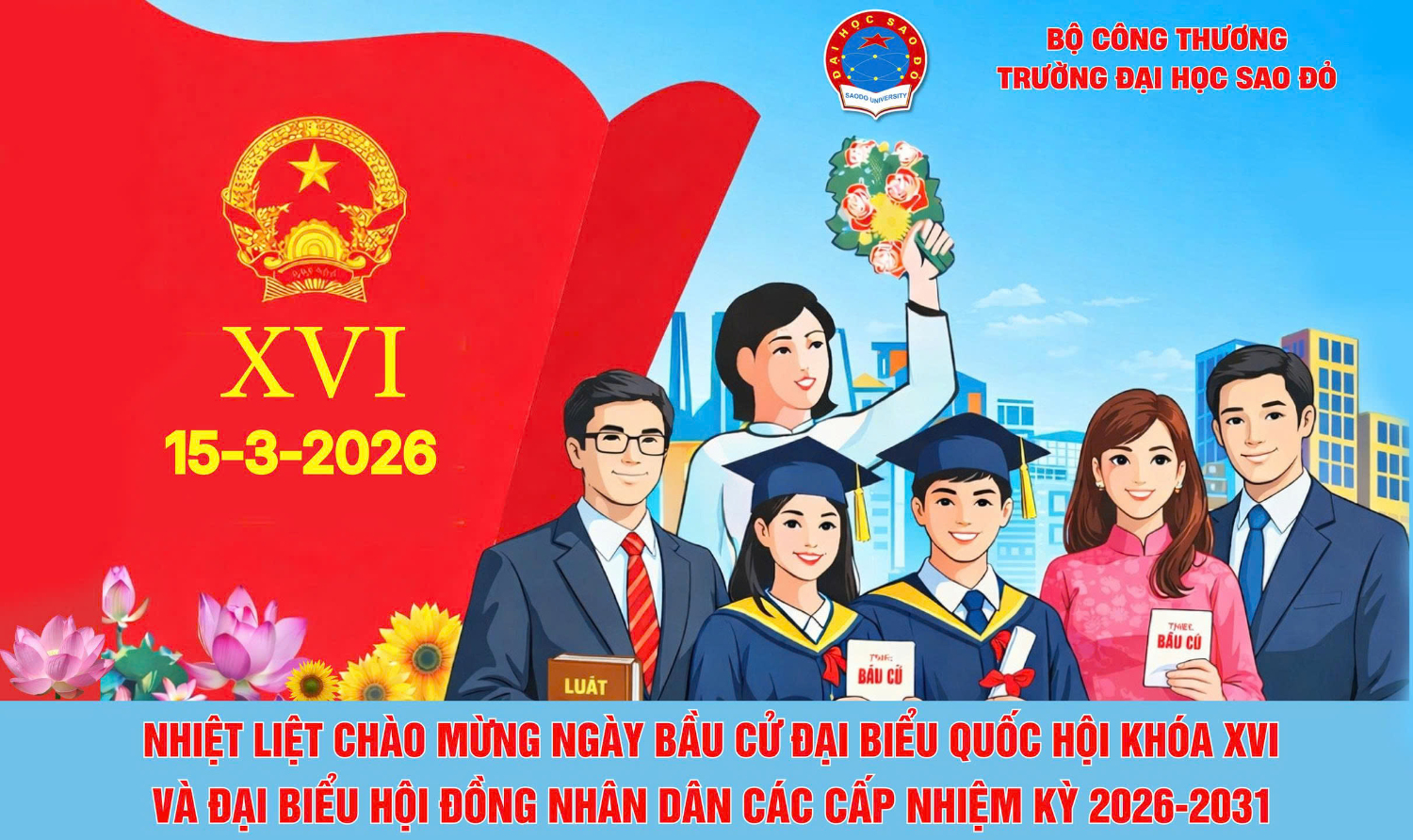 Cuộc bầu cử đại biểu Quốc hội khóa XVI và đại biểu HĐND các cấp nhiệm kỳ 2026-2031 là ngày hội của toàn dân