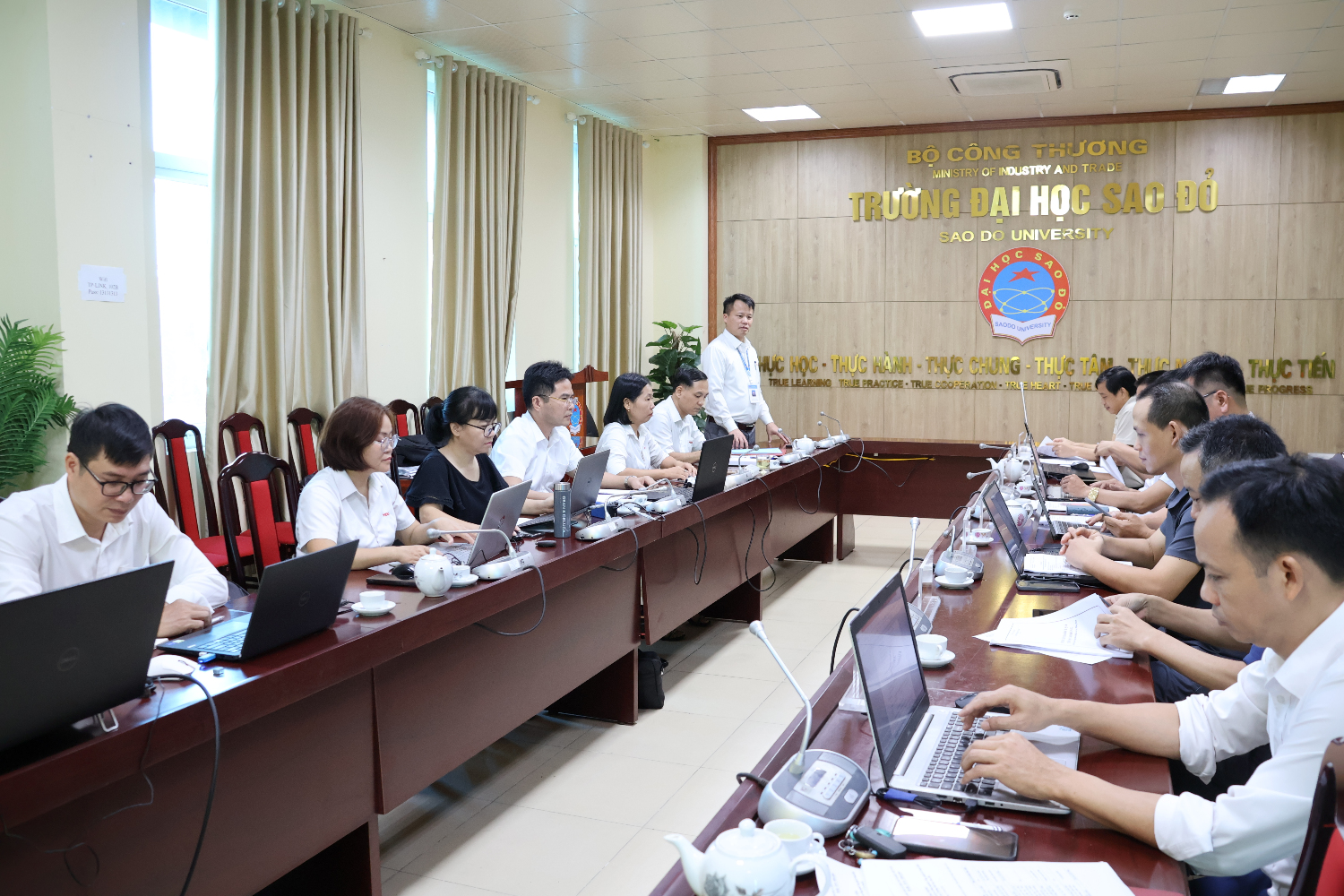 TRƯỜNG ĐẠI HỌC SAO ĐỎ TỔ CHỨC THẨM ĐỊNH 07 CHƯƠNG TRÌNH ĐÀO TẠO TRÌNH ĐỘ CAO ĐẲNG