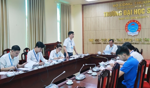 Trường Đại học Sao Đỏ triển khai thực hiện cấp học bổng khuyến khích học tập học kỳ II, năm học 2024-2025